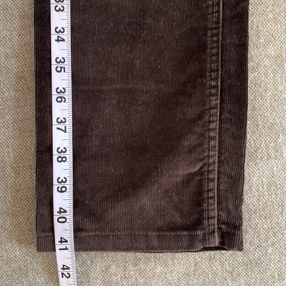 J.JILL Brown Slim Leg Stretch Corduroy Pants 2 - Picture 10 of 10